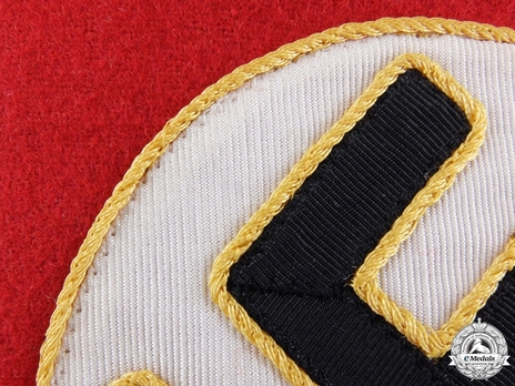 NSDAP Mitarbeiter Type II Gau Level Armband Detail