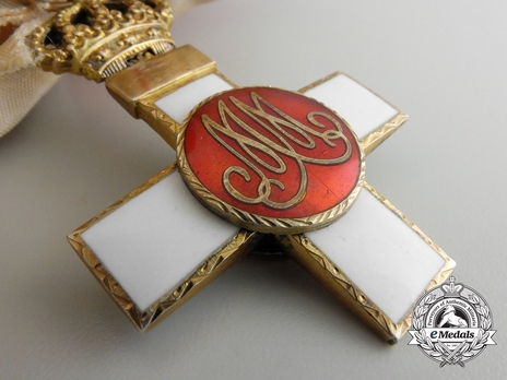4th Class Breast Star (silver gilt) (King Juan Carlos) Set Reverse