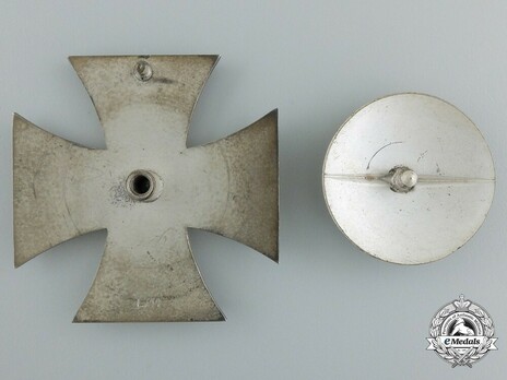 Iron Cross I Class, by W. Deumer (L/11, screwback) Reverse