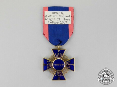 Royal Order of Merit of St. Michael, II Class Knight Cross Reverse