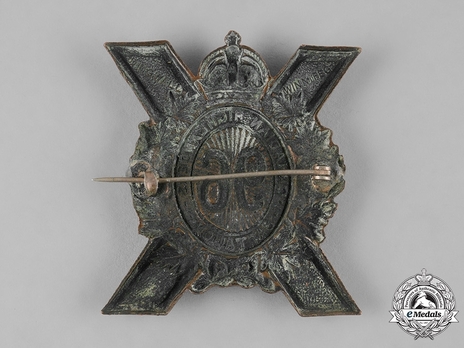 96th Infantry Battalion Other Ranks Glengarry Badge Reverse