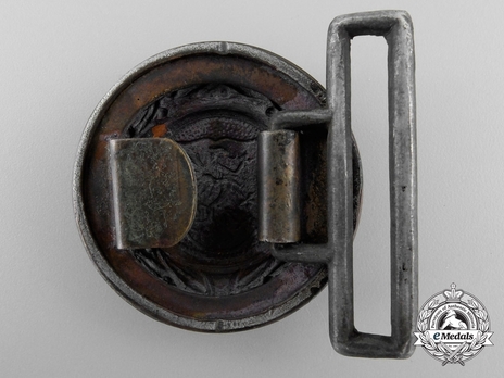 Firefighters Regional Officer Belt Buckle (Pomerania version) Reverse