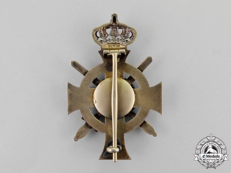 Albert Order, Type II, Military Division, Officer (in silver gilt) Reverse