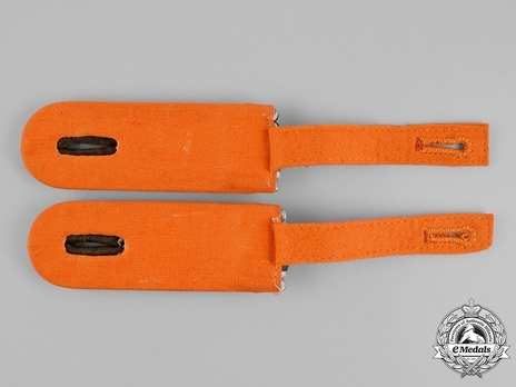 German Rural Police Oberwachtmeister Type II Shoulder Boards Reverse