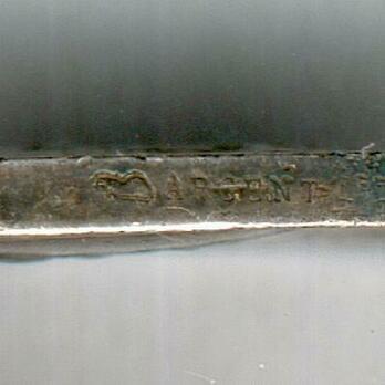 Silver Medal (stamped "GEORGES LEMAIRE") (by Mercier) Rim