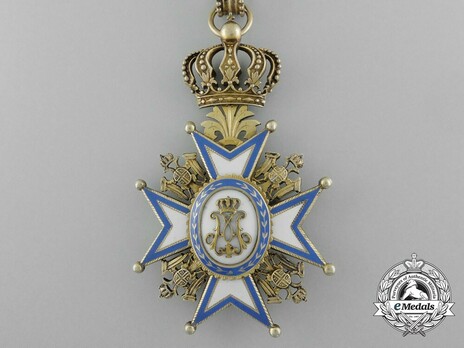 Order of Saint Sava, Type I, III Class Reverse