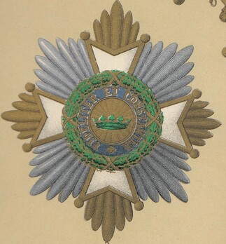 House Order of Saxe-Ernestine, Type II, Civil Division, Grand Cross Breast Star (in gold) Obverse