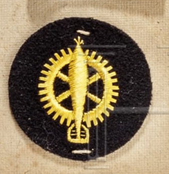 Kriegsmarine Enlisted Men Torpedo Mechanic Insignia Obverse