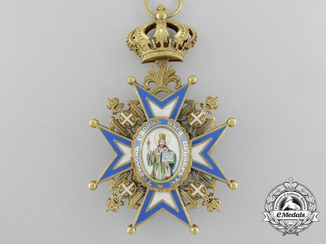Order of Saint Sava, Type III, I Class Obverse