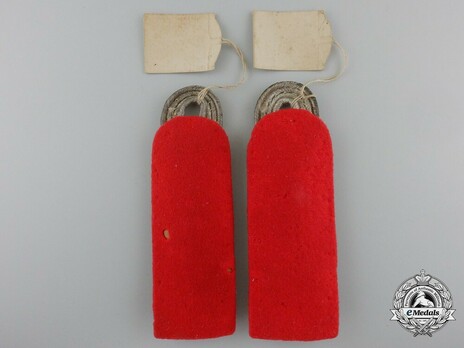 German Army Artillery & Ordnance Major Shoulder Boards Reverse