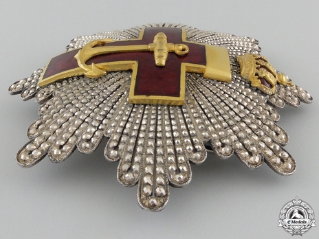 2nd Class Breast Star (red distinction) (1889-1931) Obverse