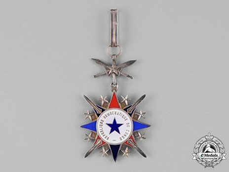 National Order of the Leopard, Military Division, Commander (1966-1977, 1997-) Reverse