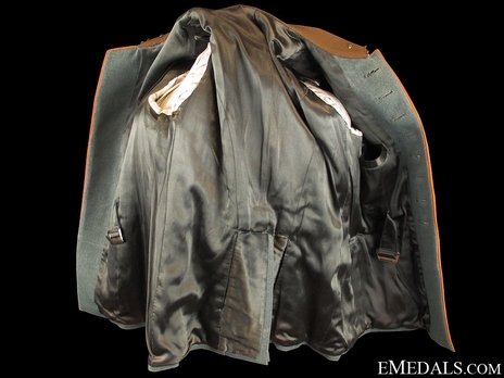 German Rural Police Officer's Service Tunic Interior