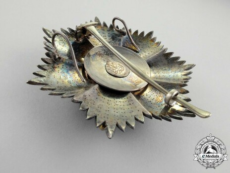Order of Medjidjie, Military Division, I Class Breast Star Reverse