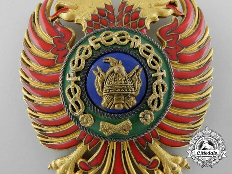 Order of Skanderbeg, Type I, Grand Cross Obverse