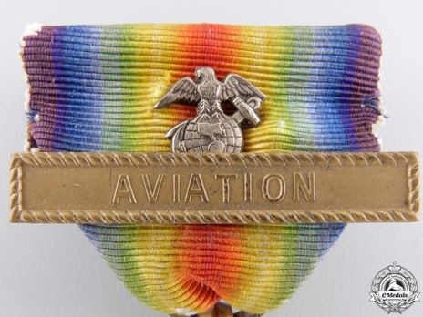 World War I Victory Medal (with Navy "AVIATION" clasp) Clasp