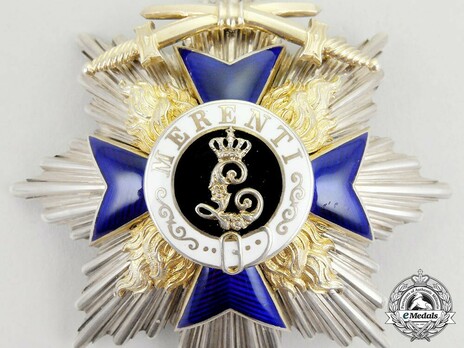  Order of Military Merit, Military Division, I Class Cross Breast Star Obverse
