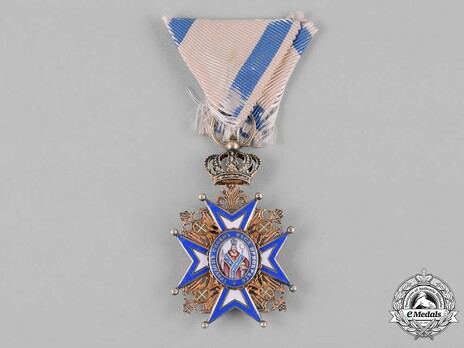 Order of Saint Sava, Type II, IV Class Obverse
