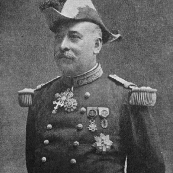 Charles Lanrezac wearing the Spanish Order of Military Merit