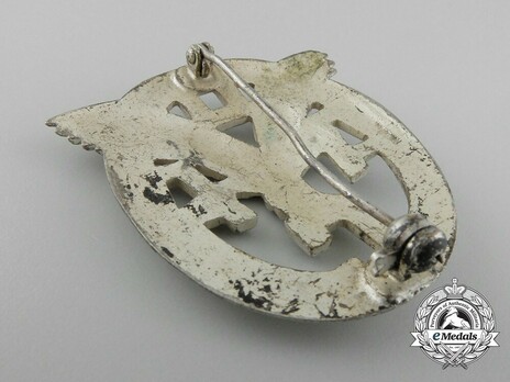 General German Automobile Organization (ADAC) Badge, in Silver Reverse