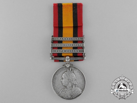 Silver Medal (with date removed, with 3 clasps) Obverse