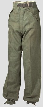 German Army Panzer Trousers (Grey version) Obverse