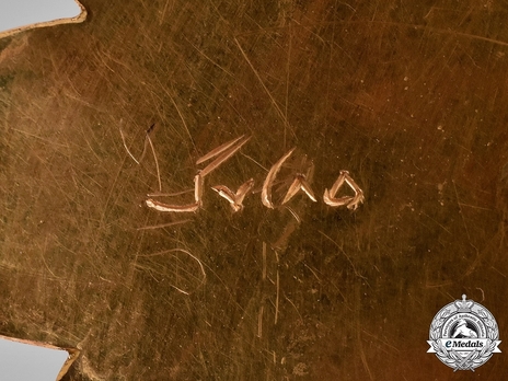  Order of the Star (Nishan-i-Astour), Type II, I Class Reverse Detail