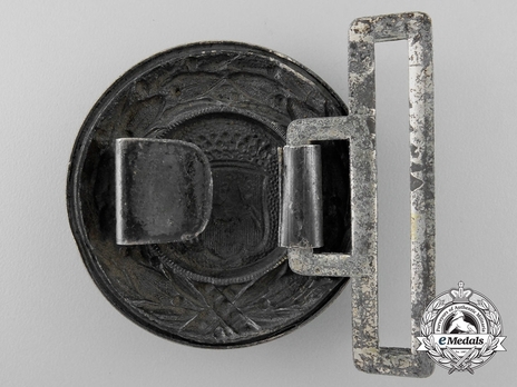 Firefighters Regional Officer Belt Buckle (Hanover version) Reverse