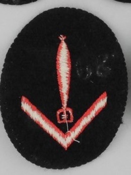 Kriegsmarine Torpedo Gunner Insignia Type I Reverse