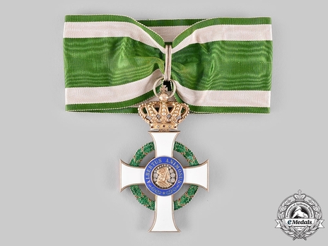 Albert Order, Type II, Civil Division, I Class Commander (with diamonds) Obverse