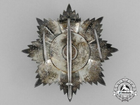 Order of Osmania, Civil Division, II Class Breast Star Reverse