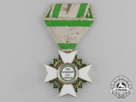 Order of Merit, Type I, Civil Division, I Class Knight (for nationals, in gold) Reverse