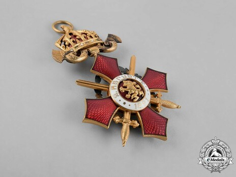 Order of Military Merit, VI Class (with war decoration) Reverse