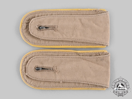 German Army Tropical Signals Unterfeldwebel Shoulder Boards Reverse