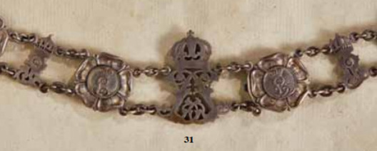 Leopold Order, Type III, Silver Collar Reverse