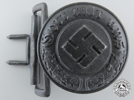 Firefighters Fire Protection Police Officer Belt Buckle Obverse