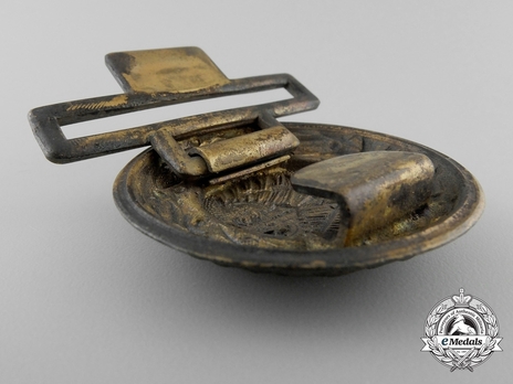 Firefighters Regional Officer Belt Buckle (Brandenburg version) Reverse