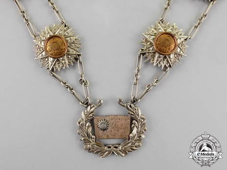  Order of the Supreme Sun (Nishan-i-Almar), Type II, I Class Collar Obverse