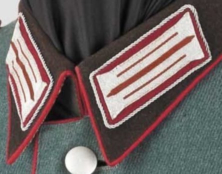 German Municipal Police NCO's Collar Tabs Obverse