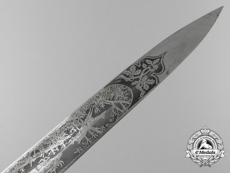 Forestry Administrative Official Hunting Cutlass by C. Eickhorn Blade Tip