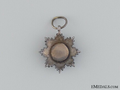 Miniature Grand Cross Breast Star (with 8 rays) (Silver) Reverse