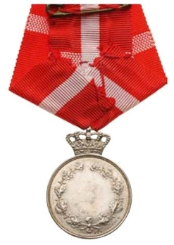 Silver Medal (with crown obverse stamped "LINDAHL" reverse stamped "AUG THOMSEN") Reverse