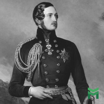 Prince Albert of Saxe-Coburg wearing the Order of the Golden Fleece