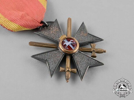 Dukely Order of Henry the Lion, IV Class Cross with Swords Obverse