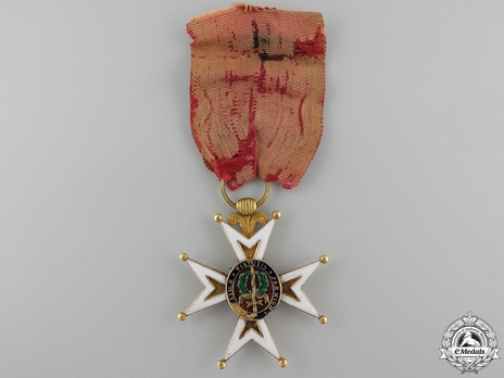 Knight (gold) (1800) (without fleur de lys) Reverse
