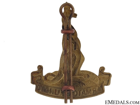 1st Canadian Armoured Carrier Regiment Cap Badge Reverse