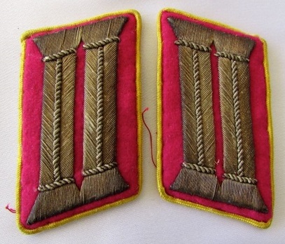 NSDAP Amtsleiter Type II Reich Level Collar Tabs Obverse