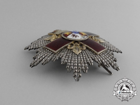 2nd Class Breast Star (red distincion) (with Fleur de Lys and Royal Crown) Obverse