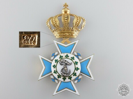 Order of Theresa, Cross (with diamonds) Obverse