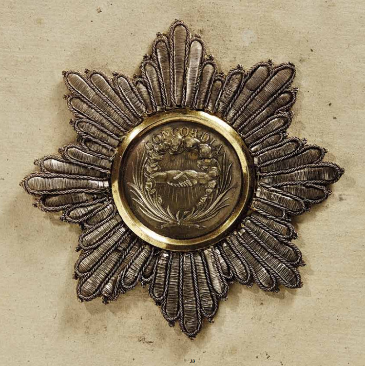 Concordia+order%2c+grand+cross+breast+star%2c+silver%2c+obv+